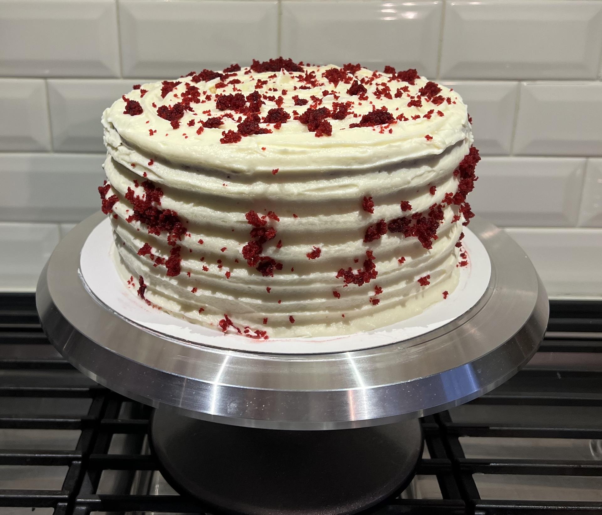 Our Newest Cake - Red Velvet Cream Cheese Cake