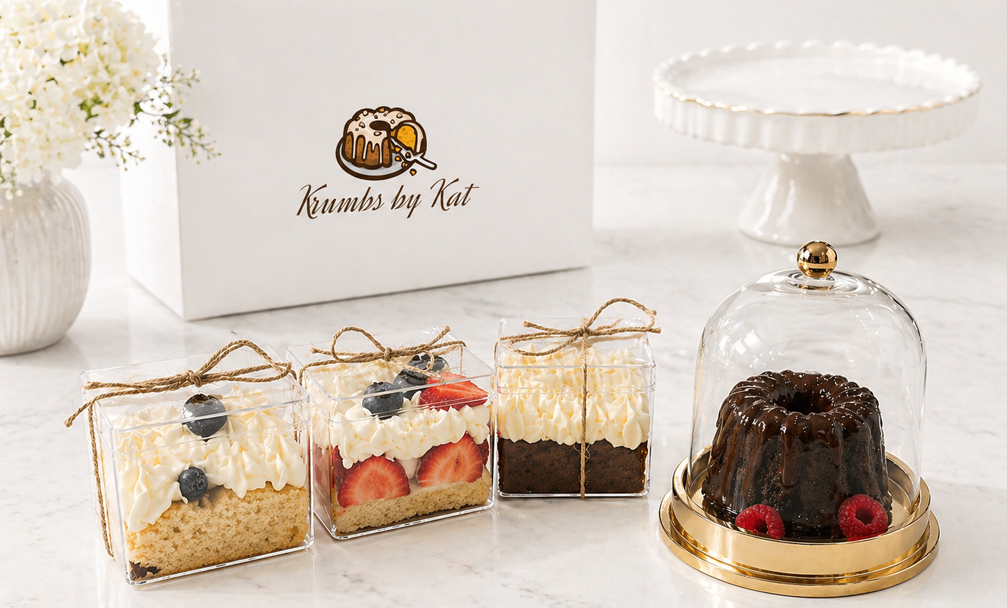 Krumbs by Kat luxury mini cake collection